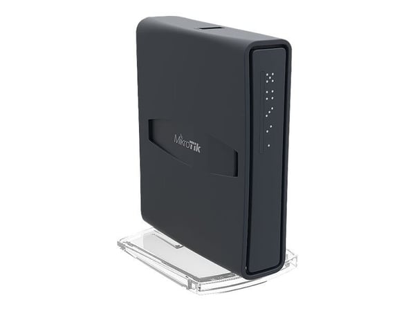 MikroTik RouterBOARD hAP ac lite RB952UI-5AC2ND - Trådløst tilgangspunkt - 100Mb LAN - Wi-Fi 5 - 2.4 GHz, 5 GHz - DC-strøm