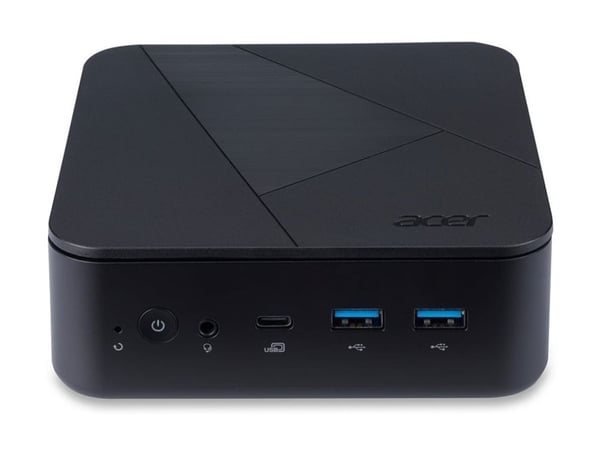 Acer Veriton NUC VN1502G, 0,73 l kokoinen pöytätietokone, Mini PC Barebone, BGA 1744, Ethernet LAN, 90 W