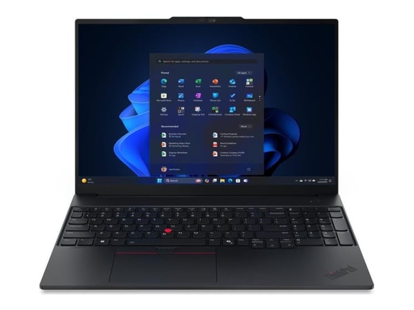 Lenovo ThinkPad E16 Gen 3 21SR - AI PC - 180 graders gångsjärnskonstruktion - Intel Core Ultra 7 - 255H / upp till 5.1 GHz - Win 11 Pro - Arc Graph...