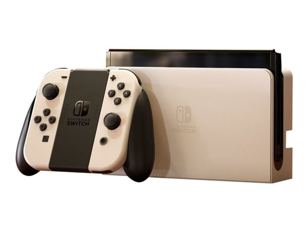 Nintendo Switch OLED - Spelkonsol - Full HD - vit