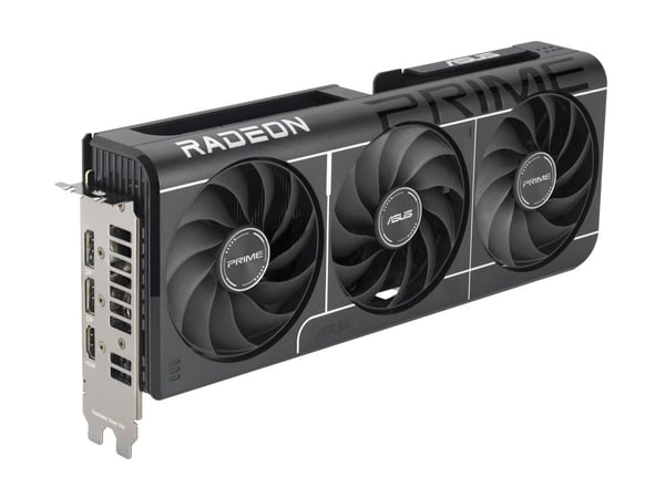ASUS PRIME - OC Edition - grafikkort - Radeon RX 9060 XT - 8 GB GDDR6 - PCI Express 5.0 - HDMI, 2 x DisplayPort - låda