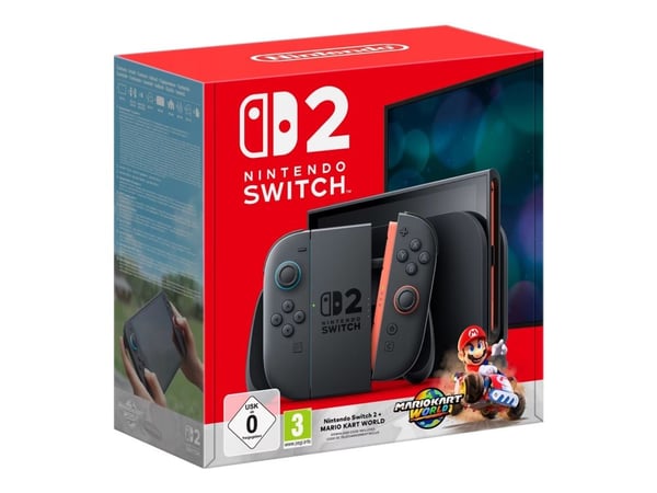 Nintendo Switch 2 - Håndholdt spillkonsoll - 4K - HDR - Mario Kart World