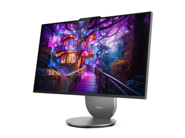 Lenovo Yoga AIO 27IAH10 F0J2 - Alt-i-ett med stativ - Core Ultra 9 285H / inntil 5.4 GHz - RAM 32 GB - SSD 1 TB - NVMe - GeForce RTX 4050 - Gigabit...