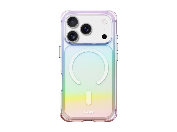LAUT AERO HOLO, Suojus, Apple, iPhone 17 Pro, 16 cm (6.3"), Helmi, Läpinäkyvä