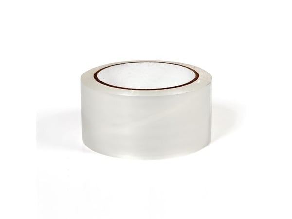 Pakketape 66mx50mm Transparent PP - (6 stk.)