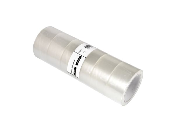 Pakketape 66mx50mm Transparent PP - (6 stk.)