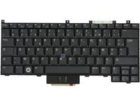 Dell - Erstatningstastatur for bærbar PC - AZERTY - Fransk - svart