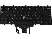 Bakbelyst tastatur for Latitude-laptops, 82 taster, English-US