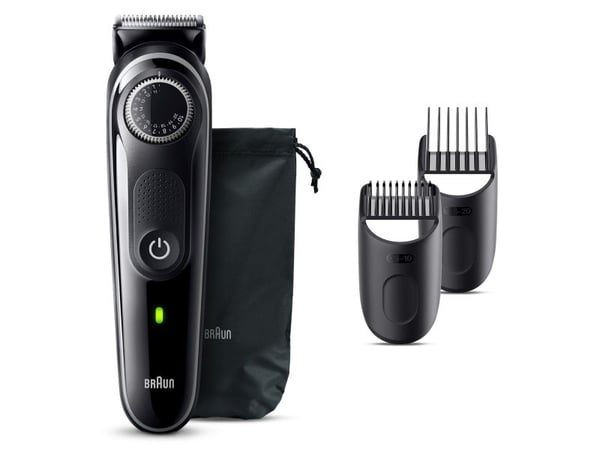 Braun BeardTrimmer 3 BT 3340, Vaskbar, Batteri, Svart