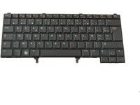 DELL 2804V, Tastatur, DELL, Sort, - Latitude E6230, Fransk