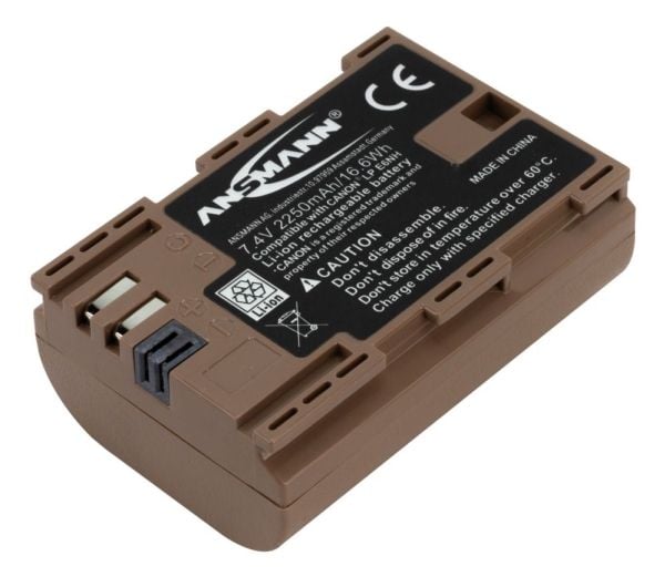 Ansmann 1400-0083, Canon, 2250 mAh, 7,4 V, Lithium-Ion (Li-Ion)