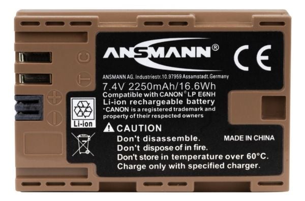 ANSMANN ladattava akkukamera A-Can LPE6 NH Canon EOS