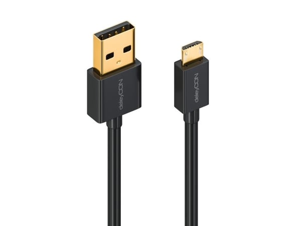 deleyCON MK2296, 0,15 m, USB A, Micro-USB B, USB 2.0, 0,48 Gbit/sek., Lajittelu