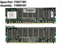 HPE - SDRAM - modul - 512 MB - DIMM 168-pin - 100 MHz / PC100 - CL3 - registrert - ECC
