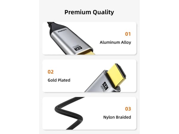 Cabletime CT-C160-PU31-CMHD2-S1.8, 1,8 m, USB Type-C, HDMI, Hankjønn, Hankjønn, Rett
