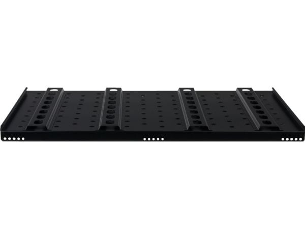 Rockstable RS19-SFH612, Rackhylle, Sort, SPCC, Stål, 100 kg, 1U, Oval