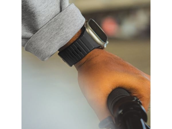 Decoded Ultra Traction Strap, Strop / Belte, Smartklokke, Svart, Apple, Apple Watch Ultra, Silikon