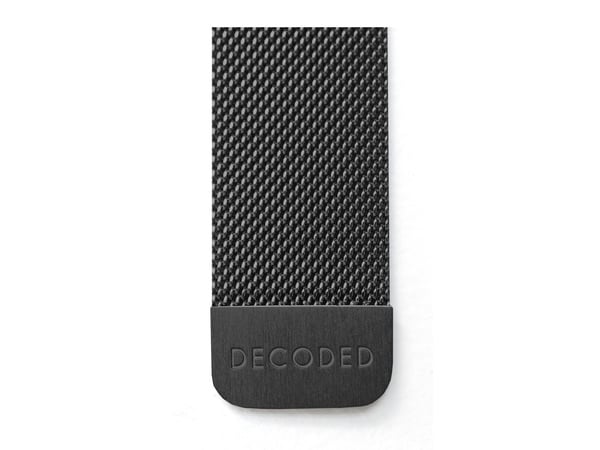 Dekodet Milanese Traction Strap 38/40/41mm Svart - • Stilig og robust Milanese armbånd • Komfortabel og sikker å ha på seg • Lett og tynt materiale...