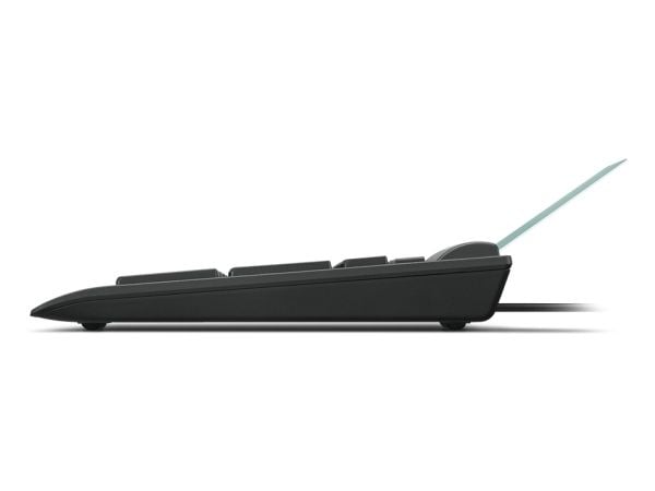 Lenovo Smartcard II - Tastatur - USB - QWERTY - Nordisk - svart - brun boks