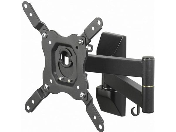 Vivanco VVTVFMOR43INCH25KG, 109,2 cm (43"), 25 kg, 75 x 75 mm, 200 x 200 mm, -15 - 5°, Svart