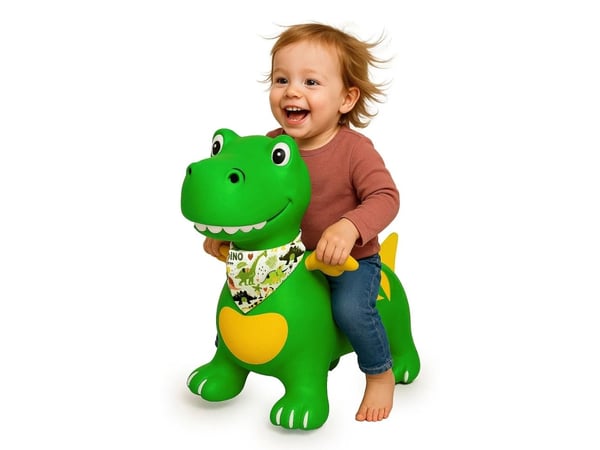 Jamara Bouncing animal Dino with wings HoppyDoo, 0 hjul, Grønn