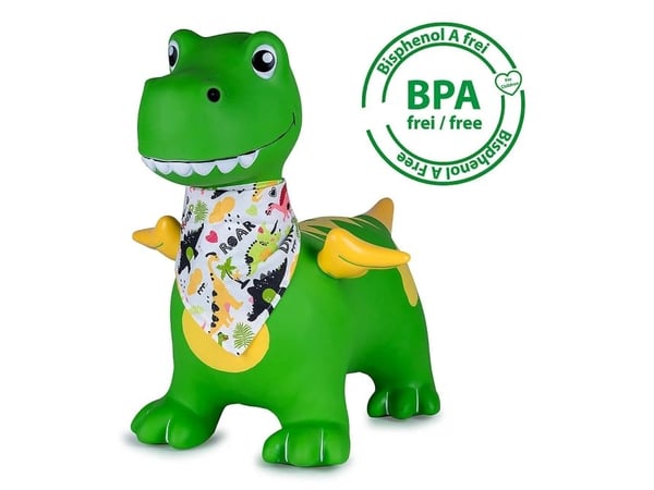 Jamara Bouncing animal Dino with wings HoppyDoo, 0 hjul, Grønn