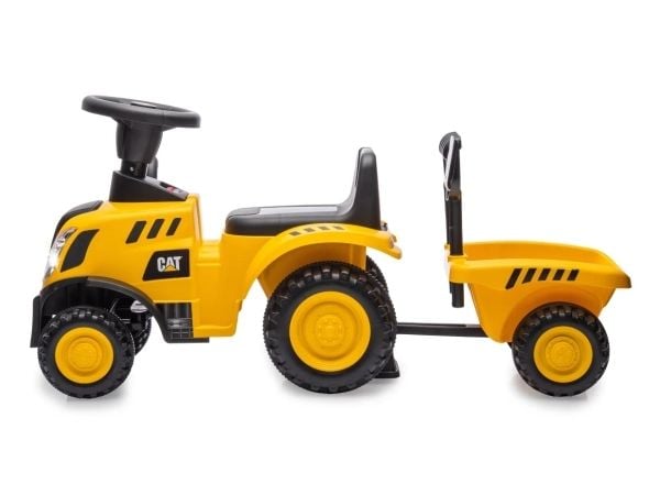 Jamara Caterpillar Tractor, 4 hjul, Sort, Gult, Batterier kreves