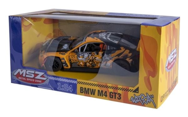 Jamara BMW M4 GT3, Auto, 3 vuosi/vuosia, LR44, musta, Keltainen