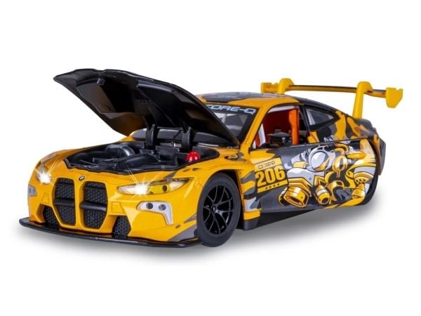 Jamara BMW M4 GT3, Auto, 3 vuosi/vuosia, LR44, musta, Keltainen
