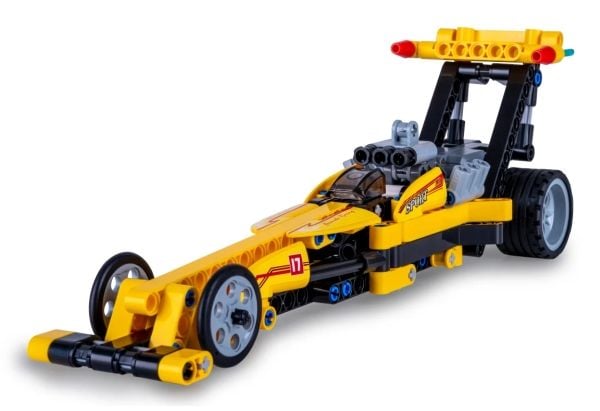 Jamara CaDA Drag Racing, Bil, 6 år, Sort, Gult
