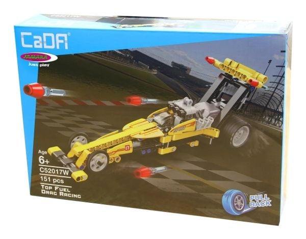 Jamara CaDA Drag Racing, Auto, 6 vuosi/vuosia, musta, Keltainen