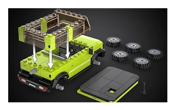 Jamara CaDA Suzuki Jimny, Auto, 8 vuosi/vuosia, musta, Vihreä