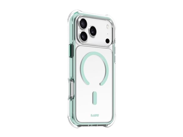 LAUT AERO PROTECT, Etui, Apple, iPhone 17 Pro Max, 17,5 cm (6.9"), Mynte, Gjennomsiktig