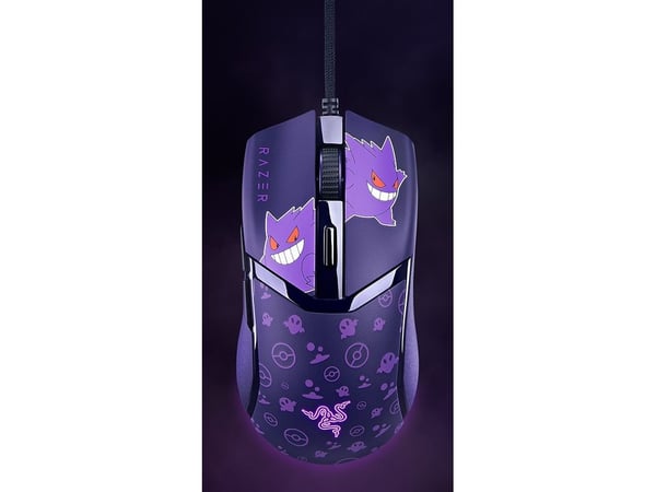 Razer Cobra - Gengar Edition - mus - lettvekts - høyrehendt - optisk - 6 knapper - kablet - USB