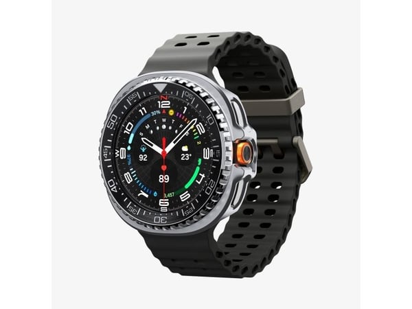 Spigen Bezel Tune Pro, Overtrekk, Smartklokke, Svart, Samsung, Galaxy Watch 8 Classic (46mm), Polykarbonat (PC), Rustfritt stål