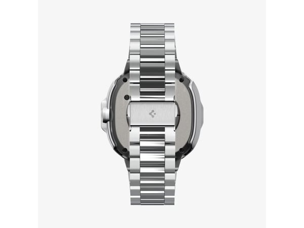 Spigen Bezel Tune Pro, Overtrekk, Smartklokke, Sølv, Samsung, Galaxy Watch 8 Classic (46mm), Polykarbonat (PC), Rustfritt stål