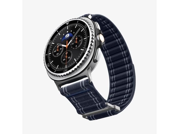 Spigen WBF0, Band, Smartklokke, Marineblå, Samsung, Watch 8 (40/44 mm)/Watch 8 Classic (46mm), Stoff