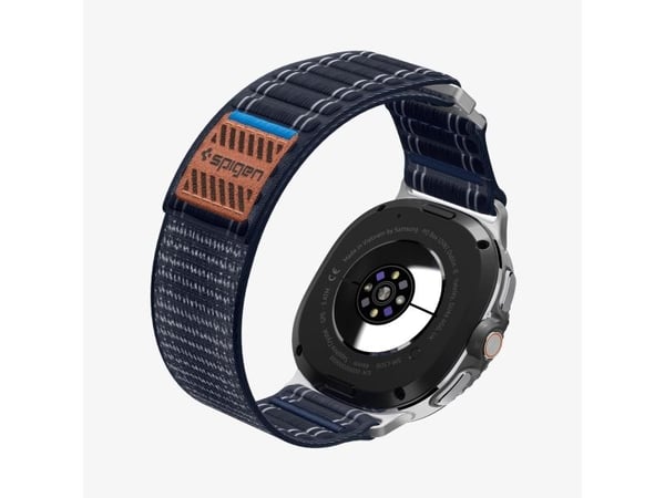 Spigen WBF0, Band, Smartklokke, Marineblå, Samsung, Watch 8 (40/44 mm)/Watch 8 Classic (46mm), Stoff