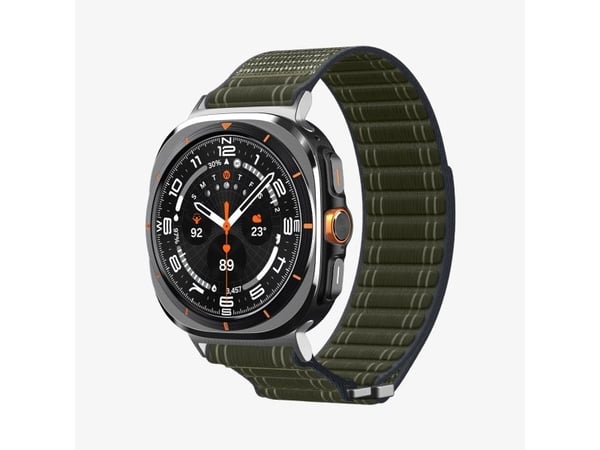 Spigen WBF0, Band, Smartklokke, Grønn, Samsung, Galaxy Watch Ultra, Stoff