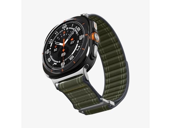 Spigen WBF0, Band, Smartklokke, Grønn, Samsung, Galaxy Watch Ultra, Stoff