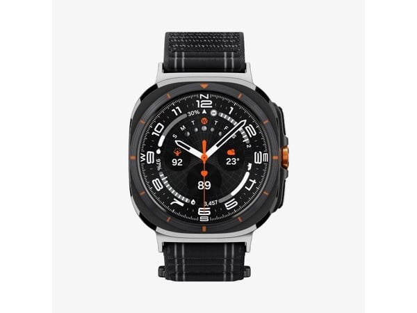 Spigen WBF0, Band, Smartklokke, Svart, Samsung, Galaxy Watch Ultra, Stoff