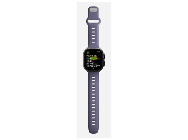 Nomad Tempo Band, Band, Smartklokke, Lilla, Apple, 49mm / Ultra, Gummi