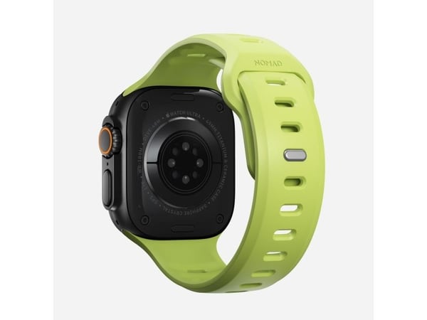 Nomad Tempo Band, Band, Smartklokke, Lysegrønn, Apple, 49mm / Ultra, Gummi