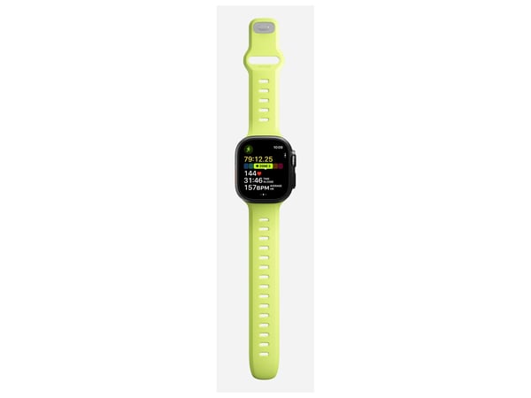 Nomad Tempo Band, Band, Smartklokke, Lysegrønn, Apple, 49mm / Ultra, Gummi