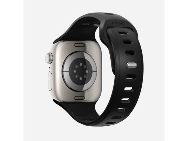 Nomad Tempo Band, Band, Smartklokke, Svart, Apple, 45mm / 46mm, Gummi