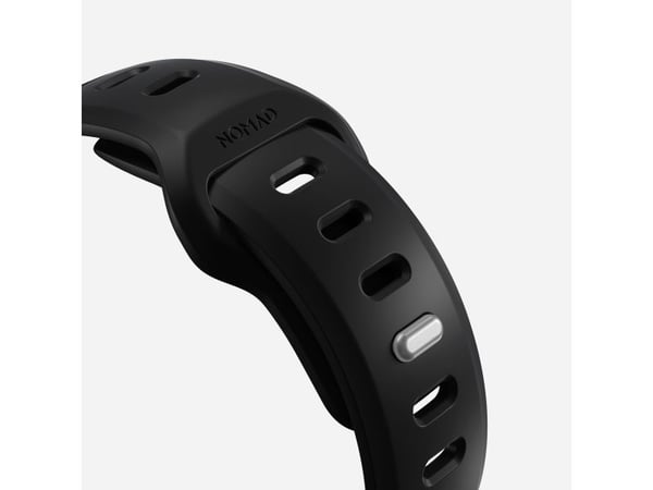 Nomad Tempo Band, Band, Smartklokke, Svart, Apple, 45mm / 46mm, Gummi