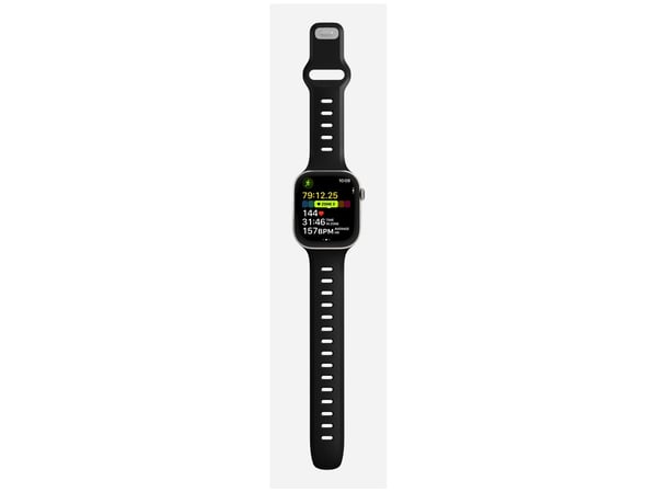 Nomad Tempo Band, Band, Smartklokke, Svart, Apple, 45mm / 46mm, Gummi