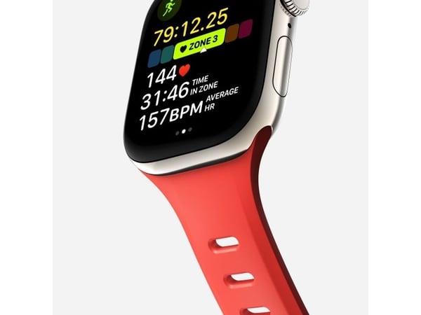 Nomad Tempo Band, Band, Smartklokke, Rød, Apple, 41mm / 42mm, Gummi