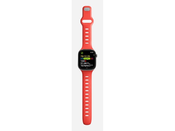 Nomad Tempo Band, Band, Smartklokke, Rød, Apple, 41mm / 42mm, Gummi