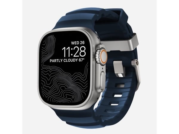 Nomad Rocky Point Band, Band, Smartklokke, Naturlig, Apple, Ultra / 46mm, Lær, Titan Nomad Rocky Point Band, Band, Smartklokke, Naturlig, Apple, Ultra / 46mm, Lær, Titan